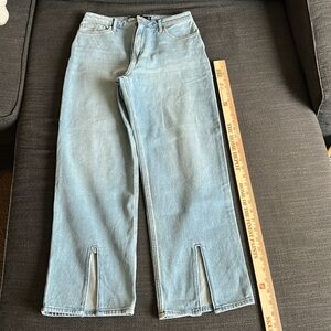 Hollister Ultra High Rise Dad Light Blue Denim Jeans
